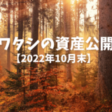 【2022年10月末】資産公開ワタシ史上最高値？！　
